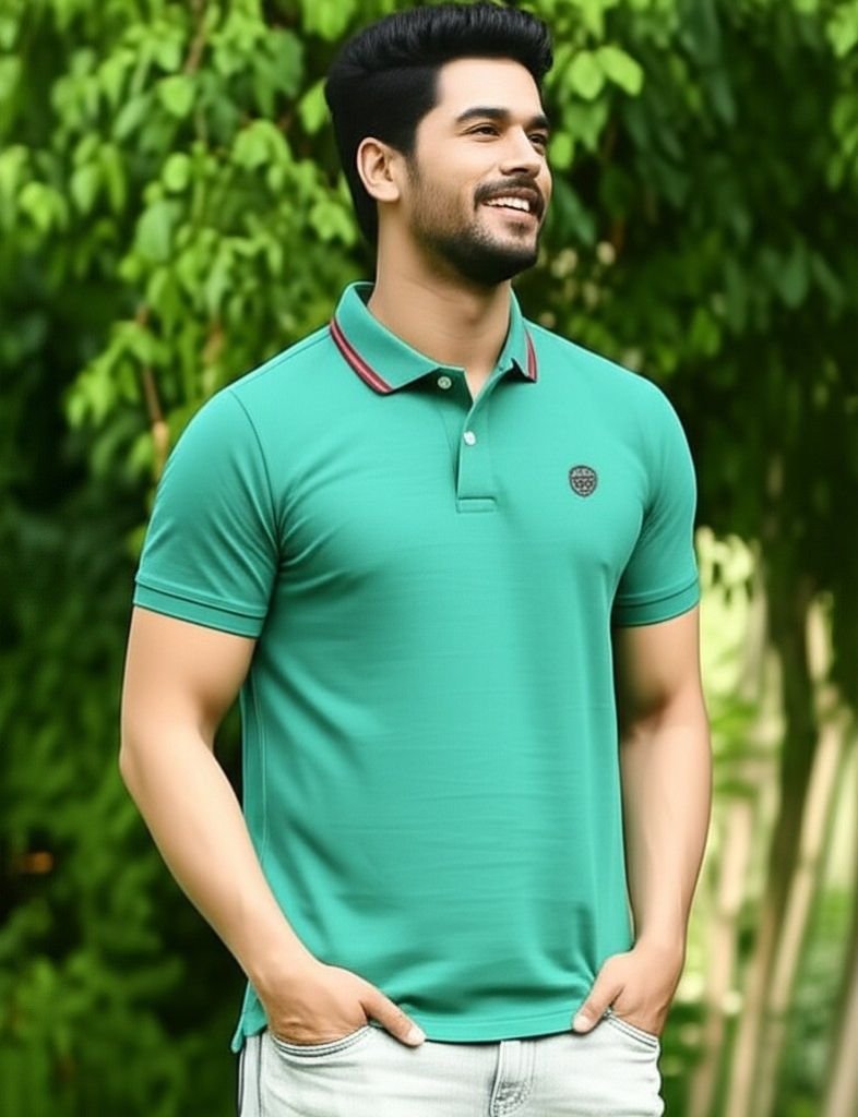 MAx Men Solid Polo Slim Fit T-Shirt 2