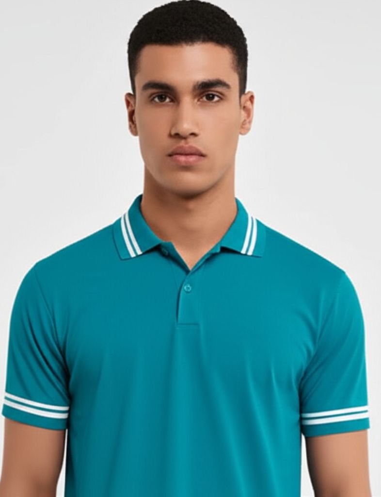 Peter England Men's Regular Fit Branded t shirt 1